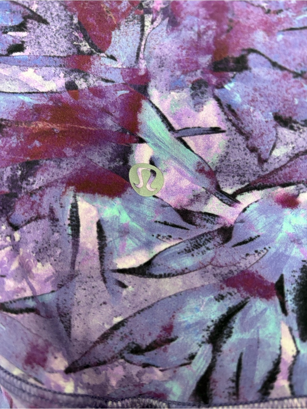 lululemon align high rise pant 25" iridescent floral multi - Picture 3 of 4